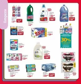 Encarte Bistek Supermercados Página 18: Amaciante diluido ype €18,97, Mop nobre rotatório 9l azul compact €49,97
