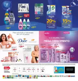 Encarte Bistek Supermercados Página 20: Lava roupa pó omo 720g branco absoluto cx €12,97, Seleção de limpa vidro cif