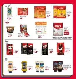 Encarte Bistek Supermercados Página 6: Macarrão isabela c/ovos €3,59, Leite uht tirol 1l integ.z/lc/tp - cada €4,97