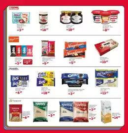 Encarte Bistek Supermercados Página 7: Chocolate lacta €13,47, Arroz integral €3,99