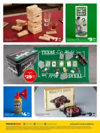 Prices Plus catalogue Page 8: Toilet Sport Toys Golf €9,99, Novelty Horn €4,99