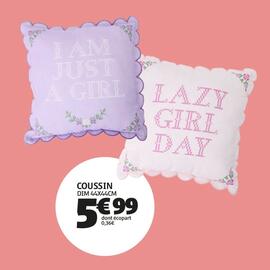 Catalogue GiFi page 6: Dim - coussin €5,99