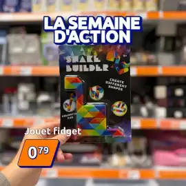 Catalogue Action page 4: Jouet fidget €0,79