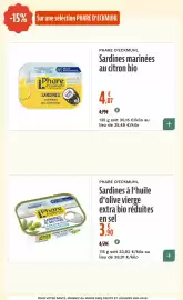 Catalogue La Vie Claire page 18: Phare d'Eckmühl Sardines marinées au citron bio €4,07