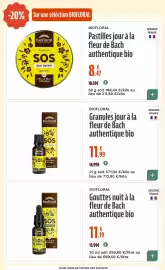 Catalogue La Vie Claire page 32: Biofloral Gouttes nuit à la fleur de Bach authentique bio €11,19