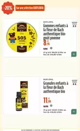 Catalogue La Vie Claire page 34: BIOFLORAL Granules enfants à la fleur de Bach authentique bio €11,99