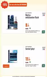 Catalogue La Vie Claire page 37: DIETAROMA Nocta+ mélatonine flash €8,91, DIETAROMA Séréniphyt €13,59