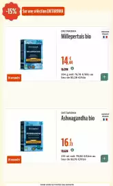 Catalogue La Vie Claire page 38: DIETAROMA Millepertuis bio €14,44, DIETAROMA Ashwagandha bio €16,73