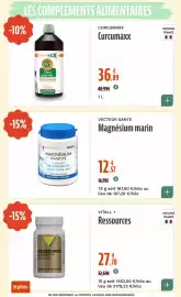 Catalogue La Vie Claire page 40: VECTEUR SANTE Magnésium marin €12,57, Curcumaxx Curcumaxx €36,89