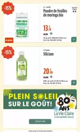 Catalogue La Vie Claire page 41: VITASIL Silicium €20,98, LT LABO Poudre de feuilles de moringa bio €13,76