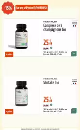 Catalogue La Vie Claire page 43: French Mush Complexe 5 champignons bio €25,49, French Mush Shiitake bio €25,49