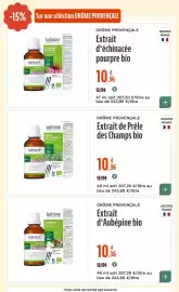 Catalogue La Vie Claire page 44: Ladrôme Extrait d'Aubépine bio €10,36, Ladrôme Extrait de Prêle des Champs bio €10,36