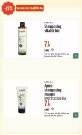 Catalogue La Vie Claire page 54: Emblica Shampooing vitalité bio €7,49, EMBLICA Après-shampooing masque hydratation bio €7,49