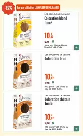 Catalogue La Vie Claire page 56: LES COULEURS DE JEANNE Coloration brun €10,87