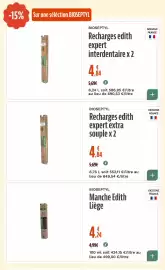 Catalogue La Vie Claire page 62: BIOSEPTYL Recharges edith expert extra souple €4,84, BIOSEPTYL Manche Edith Liège €4,24
