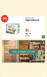 Catalogue La Vie Claire page 66: GRAZIE LUCART Papier toilette €4,84