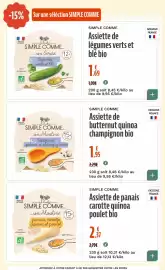Catalogue La Vie Claire page 71: SIMPLE COMME Assiette de butternut quinoa champignon bio €1,95