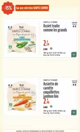 Catalogue La Vie Claire page 72: SIMPLE COMME... riz petits pois et truite €2,54