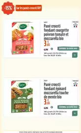 Catalogue La Vie Claire page 9: SOY Pané crousti fondant épinard mozzarella touche de mente bio €3,65