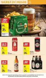 Catalogue Carrefour Drive page 11: Heineken - blended whisky €3,74, Paulaner - bière €1,99