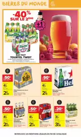 Catalogue Carrefour Drive page 14: Leffe - bière d'abbaye sans alcool €4,69, Desperados - bière aromatisée sans alcool €4,05