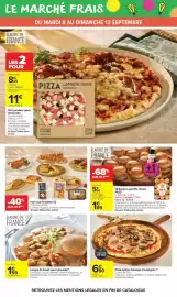 Catalogue Carrefour Drive page 21: Paso - 12 burgers apéritifs cheese €5,90, Pizza jambon fromage champignon €6,90