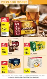 Catalogue Carrefour Drive page 7: Grimbergen - bière arbasse blonde €12,67, Kwak - coffret bière €15,75
