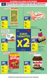 Catalogue Carrefour Drive page 11: Lindt - tablette chocolat matcha fraise €9,99, Nutella - pâte à tartiner €6,49