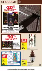 Catalogue Carrefour Drive page 23: Villars - tablette de chocolat €2,99, Carrefour - tablette de chocolat au lait €2,85