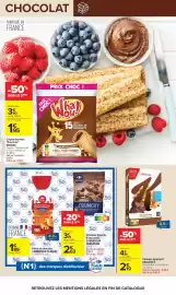 Catalogue Carrefour Drive page 27: Crêpière purées cyssémou €3,90, Carrefour - pains au chocolat classic €1,89