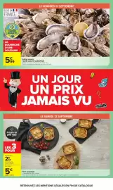 Catalogue Carrefour Drive page 5: Foire aux gratins €2,50, Carrefour - huîtres creuses filière qualité €5,99