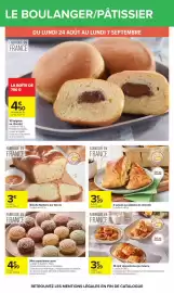 Catalogue Carrefour Drive page 19: 10 beignets au chocolat €4,50, 15 mini viennoiseries pur beurre €3,29