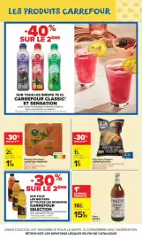 Catalogue Carrefour Drive page 7: Carrefour - chips façon chaudron €1,59, Pastis €15,39