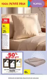 Catalogue Carrefour Drive page 13: Plaid flanelle €6,99, Tex - table decalle €6,99