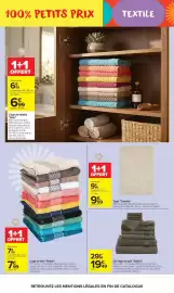 Catalogue Carrefour Drive page 17: Tex - linge de toilette bagn €6,99, Set linge de bain sixtine €19,49
