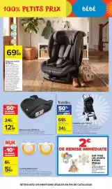 Catalogue Carrefour Drive page 19: Tex - siège auto evolutif 40'150 cm €69,99, Tex - réhausseur bas 128-150 cm €12,49