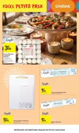 Catalogue Carrefour Drive page 3: Simply - la de 100 bougies chauffe-plat blanches €3,99