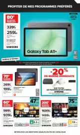 Catalogue Carrefour Drive page 14: Samsung - galaxy tab a11+ €259,99, Xiaomi - tablette pad 2 9.71128 go €199,99