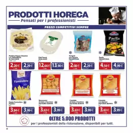 Volantino Docks Cash&Carry Pagina 22: Vongole con Guscio Panapesca €2,08, Paella PANAPESCA €4,54