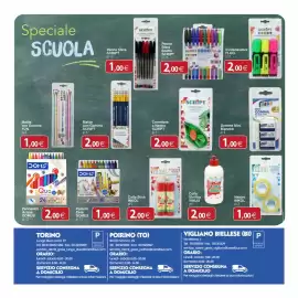 Volantino Docks Cash&Carry Pagina 32: Gomme Mini Bianche €1,00, Pastelli Cera DOMUS €1,00