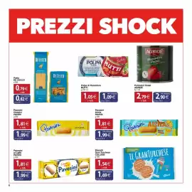 Volantino Docks Cash&Carry Pagina 6: Pomodori Pelati AGRIDE €2,79, Pavesini al Caffè Pavesi €1,81