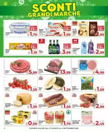 Volantino Despar Pagina 2: Biscotti Bucaneve DORIA €0,89, Caffè in cialde compostabili Borbone €8,99