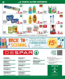 Volantino Despar Pagina 4: Salsiccia di suino €5,99, La Milanese AIA €4,99