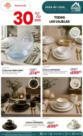 Catálogo Woolworth Página 12: Vajilla chefmaker €699,93, Libbey - vajilla de vidrio €174,93