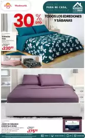Catálogo Woolworth Página 19: Essentials home - juego de sábanas €175,92, Eredon teal €230,93