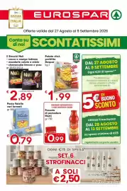 Volantino Eurospar Pagina 1: Stecchi Nuii €2,89, Patate stick prefritte Despar €1,99