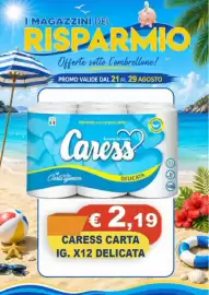 Volantino Magazzini del Risparmio Pagina 18: Caress carta igienica delicata €2,19