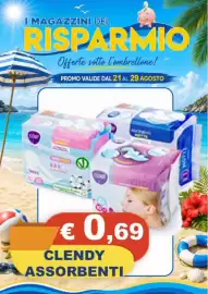 Volantino Magazzini del Risparmio Pagina 20: Clendy assorbenti €0,69