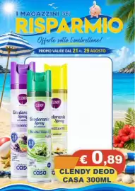 Volantino Magazzini del Risparmio Pagina 25: Clendy deod casa €0,89