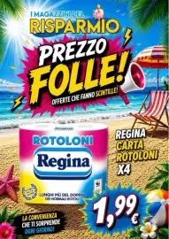 Volantino Magazzini del Risparmio Pagina 5: Rotoloni Regina €1,99